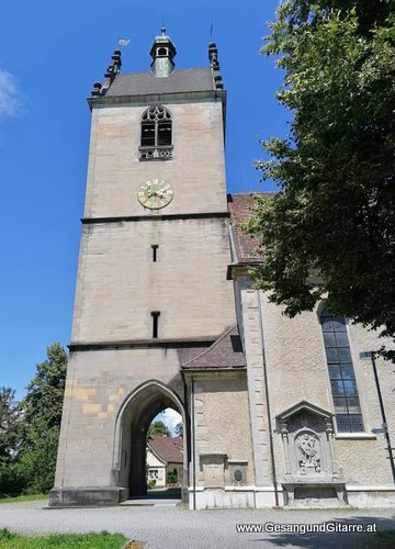 Kirche St. Gallus Bregenz Tauffeier Taufmusik Sängerin Musik Taufe Vorarlberg
