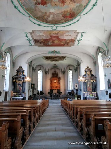 Kirche Hohenems Tauffeier Taufmusik Sängerin Musik Taufe Vorarlberg