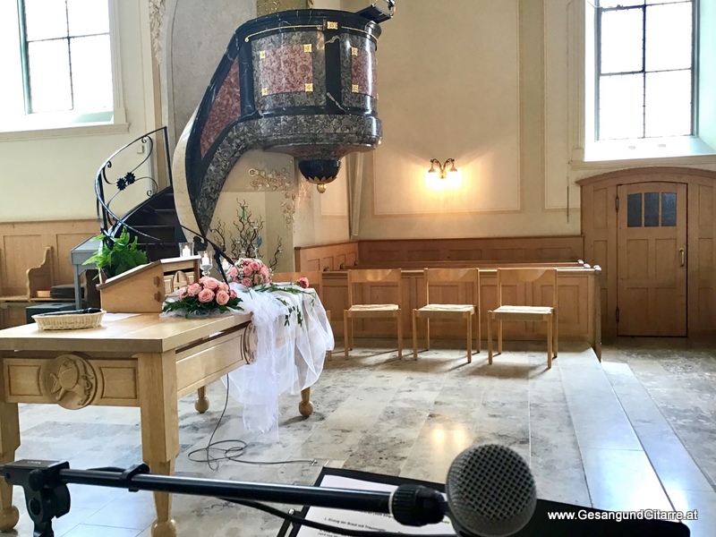 Hochzeit Trauung Schweiz Stein St. Gallen Kirche kirchlich Sängerin Musik