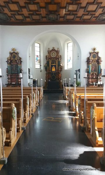 Hochzeitssängerin Sängerin Musik Hochzeit Trauung Kirche Bildstein Vorarlberg